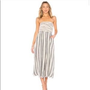 Free People STRIPE ME UP strapless dress